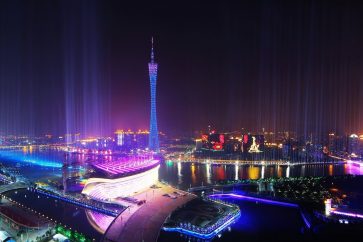 guangzhou-nigh-skyline