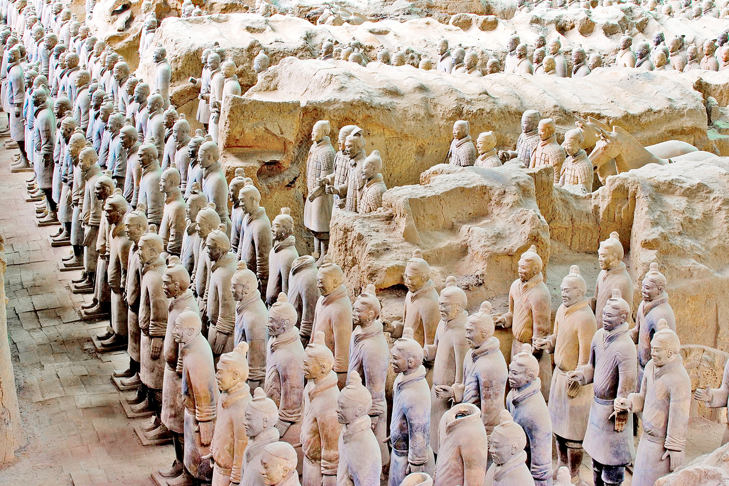 Qin Emperor's Mausoleum & Terra-cotta Warriors and Horses, Xi'an